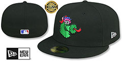 Cappello A Secchiello Philadelphia Phillies MLB, Rosso, Taglia Unica, Stile Bucket Hat