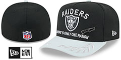 Las Vegas Raiders 2025 NFL DRAFT ONSTAGE A-FRAME Black-Grey Fitte