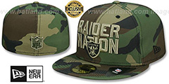 Camouflage store raiders hat