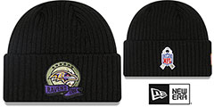 Cappello Rigido Tesa Intera Baltimore Ravens Edizione Saluto Al Servizio, Nuovo - Foto 5
