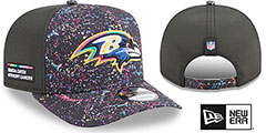Baltimore Ravens 2025 CRUCIAL CATCH A-FRAME SNAPBACK Hat