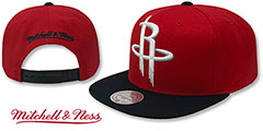 Mitchell & Ness Houston Rockets Woodland Covert II Snapback Hat – Adjustable, Vintage Style - View #11