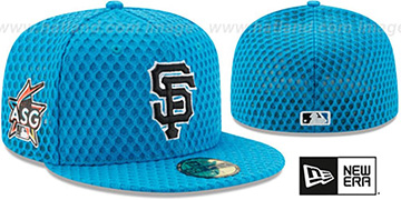 【新品試着のみ】FCRB×MLB 9FIFTY MESHCAP GIANTS San Francisco SF Giants 2017 MLB HOME RUN DERBY Blue Fitted Hat