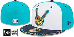 Nashville Sounds 2026 COPA DE LA DIVERSION White-Teal-Navy Fitted