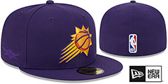 Bonnet New Era Phoenix Suns – City Edition 2023/24 – Violet – Taille Unique Adulte