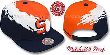 Syracuse PAINTBRUSH SNAPBACK Orange-White-Navy Hat