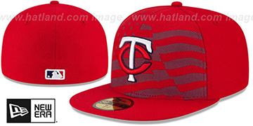 Casquette New Era 59Fifty Minnesota Twins All Star Red 2014 - Taille 6 3/4 - NEUF