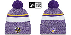 Minnesota‎ Vikings New Era 2023 Official On Field Knit Hat Women’s OSFA Mint MINNESOTA VIKINGS 2023 WOMENS SALUTE TO SERVICE NEW ERA KNIT  main image 2