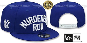 New York Yankees MURDERERS ROW SNAPBACK Royal Hat by New Era