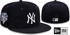 [Margesherwood ] / ☆ CORDUROY NEW YORK BALLCAP / navy MoMA NY Yankees 9TWENTY Corduroy Adjustable Baseball Cap