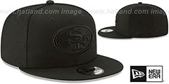 49ers blackout hat