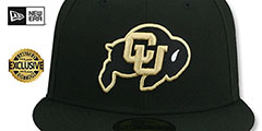 Colorado Buffaloes Official MVP Adjustable Hat | Black Baseball Cap With Embroidered Team Logo