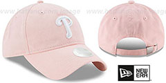 Phillies WOMENS PREFERRED PICK STRAPBACK Light Pink Hat display picture 1