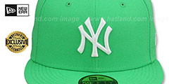 BASIC Island Green-White Fitted Hat