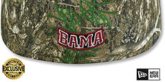 Alabama NCAA TEAM-BASIC Realtree Camo Fitted Hat by New Era