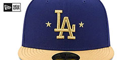 Los Angeles Dodgers 2025 WORLD SERIES GOLD COLLECTION Fitted Hat