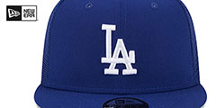 Los Angeles Dodgers TEAM-BASIC TRUCKER SNAPBACK Royal Hat display picture 3