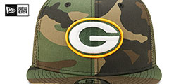 New Era 9Forty A-Frame Cap - Green Bay Packers khaki | UK