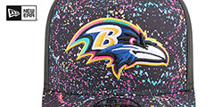 Baltimore Ravens 2025 CRUCIAL CATCH A-FRAME SNAPBACK Hat
